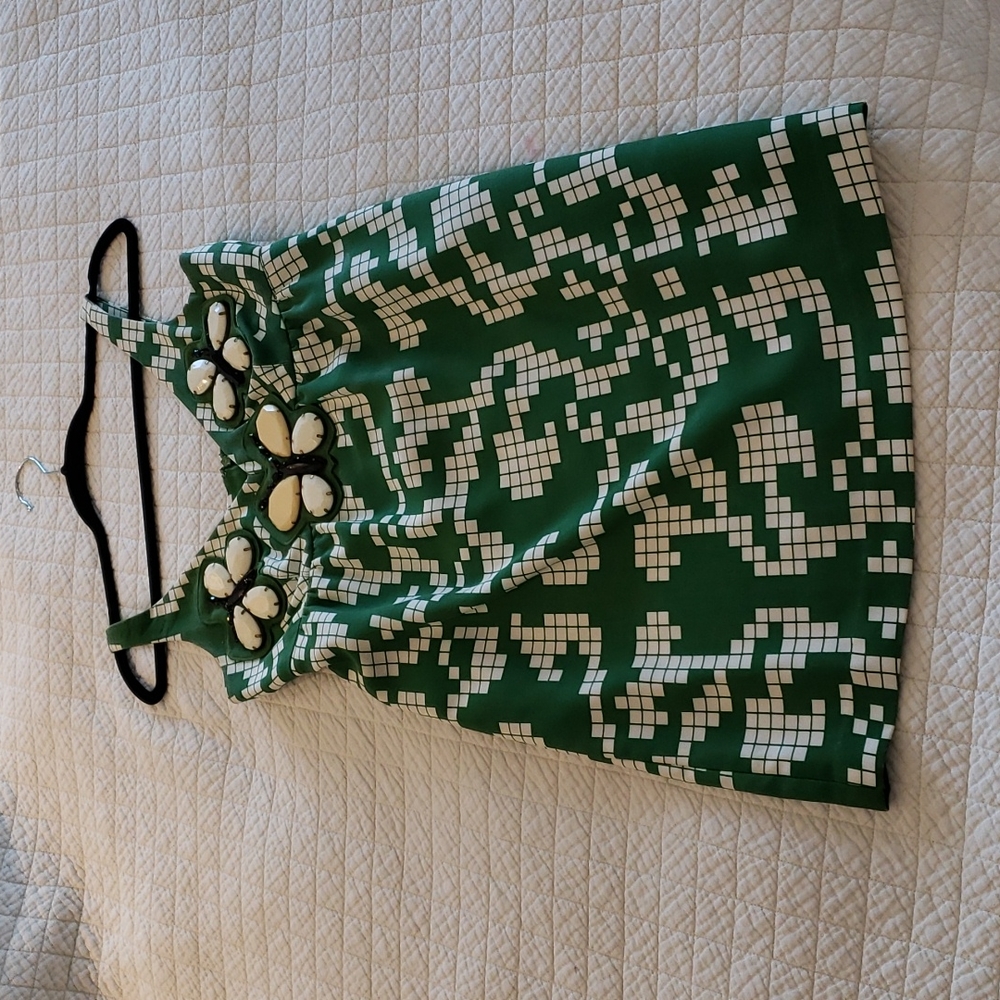 Karta pattern mini dress